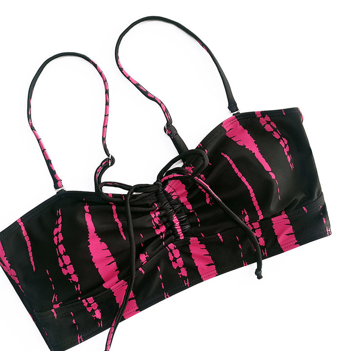 Women's bikini set with stylish crop top and casual shorts Mune Fashion