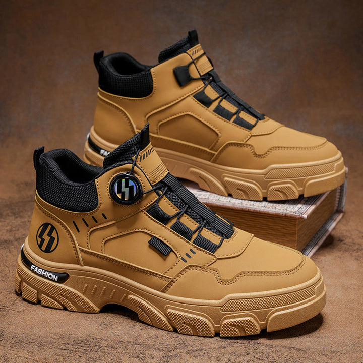Ladies sporty high-top sneakers with dynamic-innovative lacing technology Mune Fashion