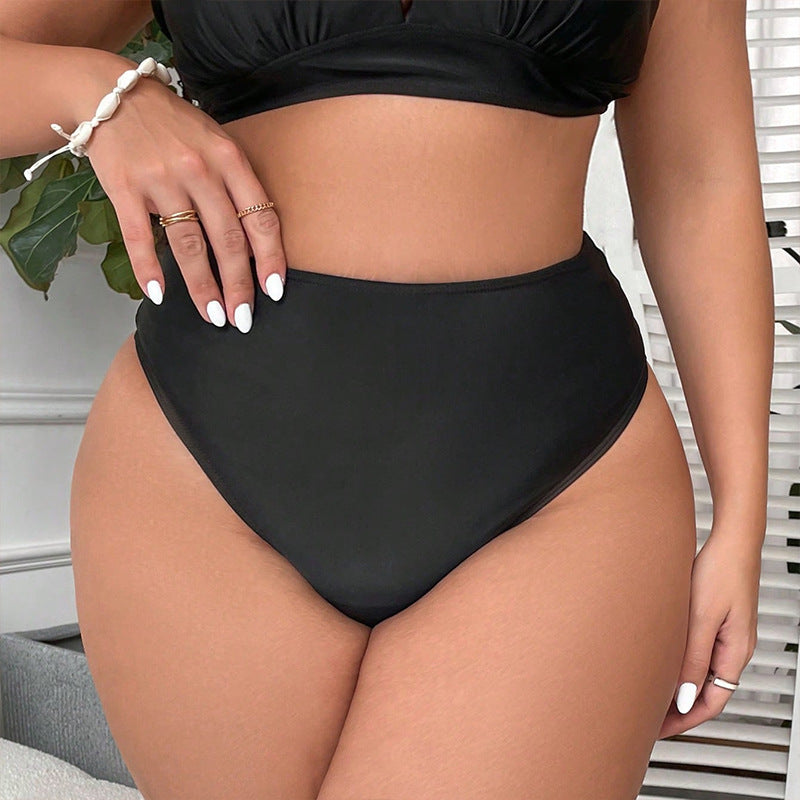 Women's High-Cut Bikini Bottoms with Cut-Out Detail Mune Fashion