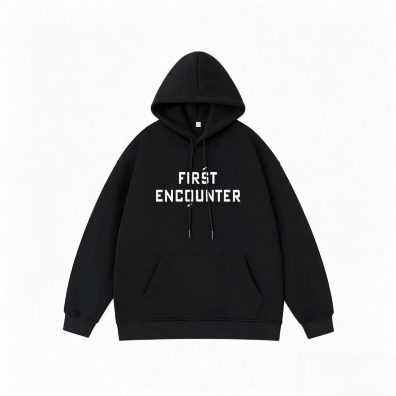 Unisex Oversized Hoodie with large front print, kangaroo pocket and ribbed cuffs Mune Fashion