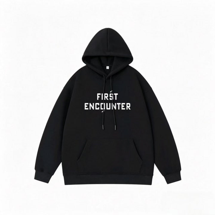 Unisex Oversized Hoodie with large front print, kangaroo pocket and ribbed cuffs Mune Fashion