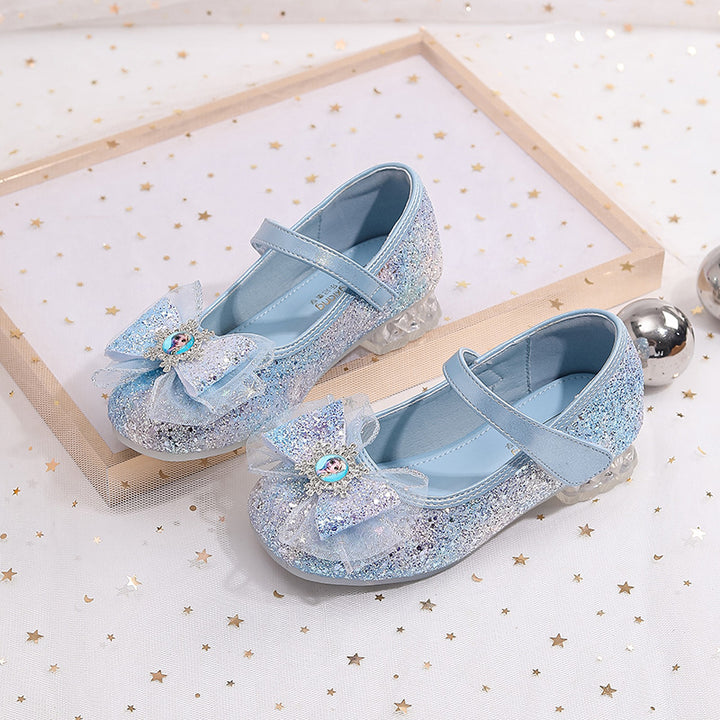 Ladies Glittering Ballet Flats with Bow Mune Fashion