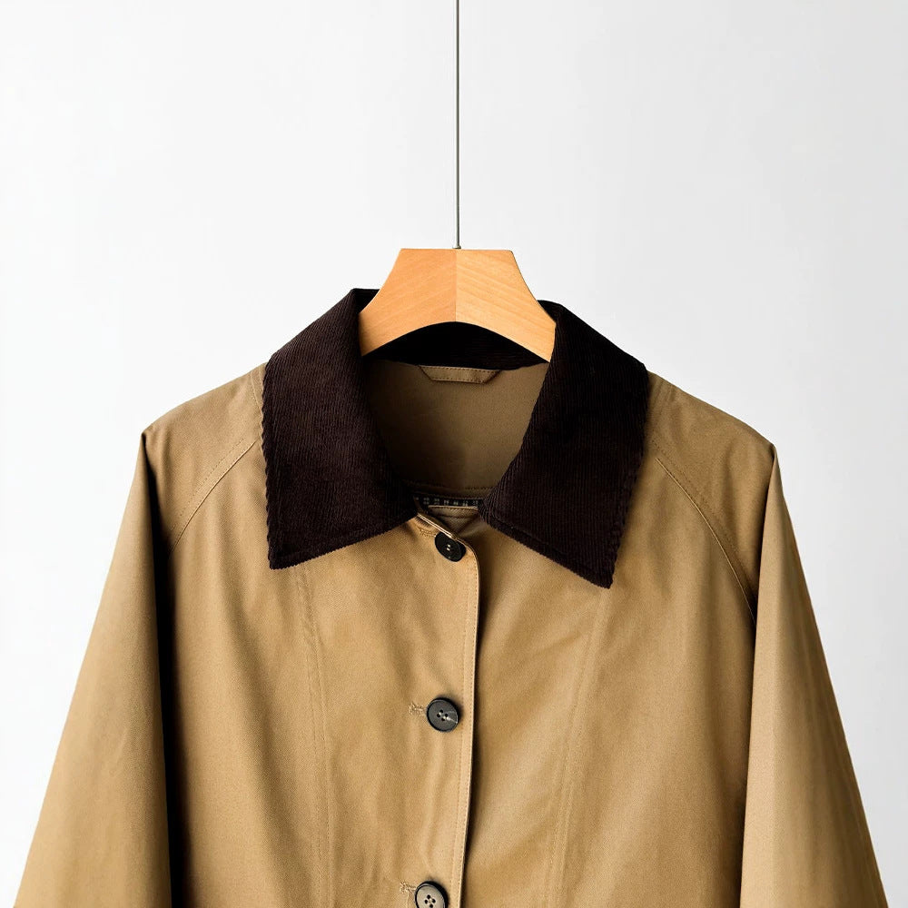 Ladies trendy transitional jacket with high collar Mune Fashion