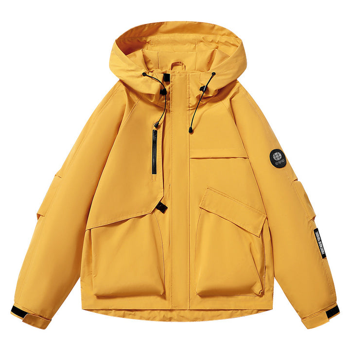 Men's Functional Outdoor Jacket with Numerous Pockets