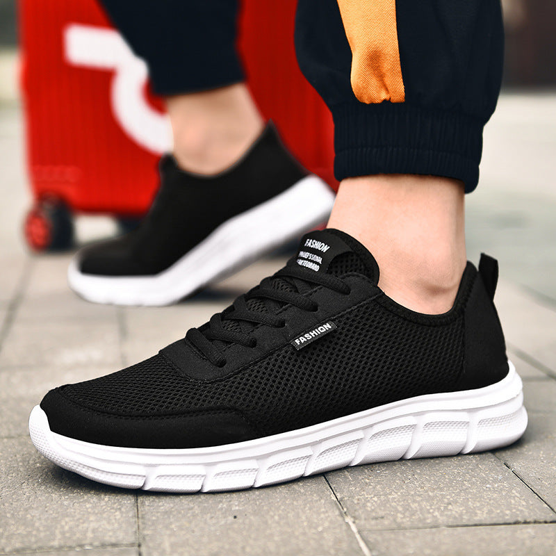 Unisex nan lightweight leisure sneakers with seamless mesh upper and viscoelastic midsole Mune Fashion