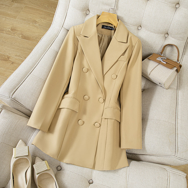 Women's Stylish Double-Breasted Blazer Mune Fashion