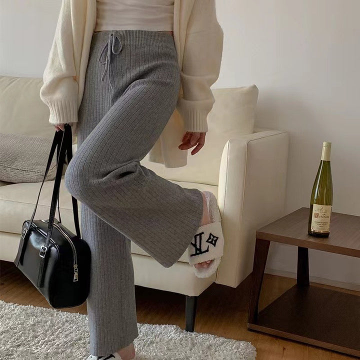 Women Comfortable and Elegant Knit Pants Mune Fashion