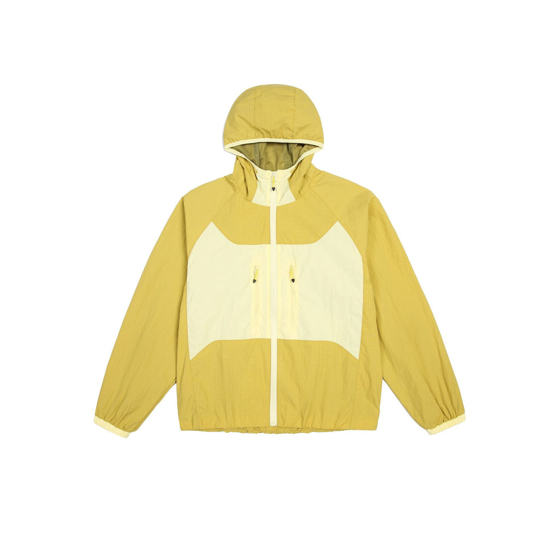 Unisex Light Hooded Windbreaker with Ripstop Material, Colourblock Inserts and Front Pockets Mune Fashion