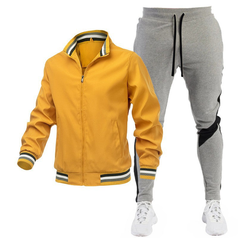 Men's Sporty Track Jacket and Jogging Pants Set Mune Fashion
