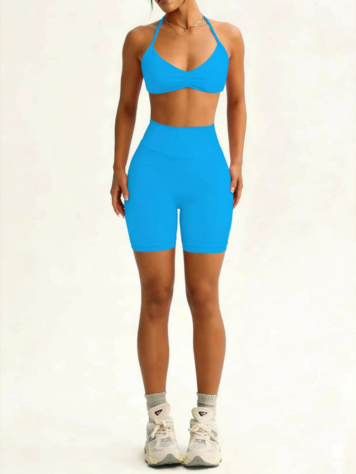 Women's sporty bikini set made of high-elastic material with adjustable straps Mune Fashion