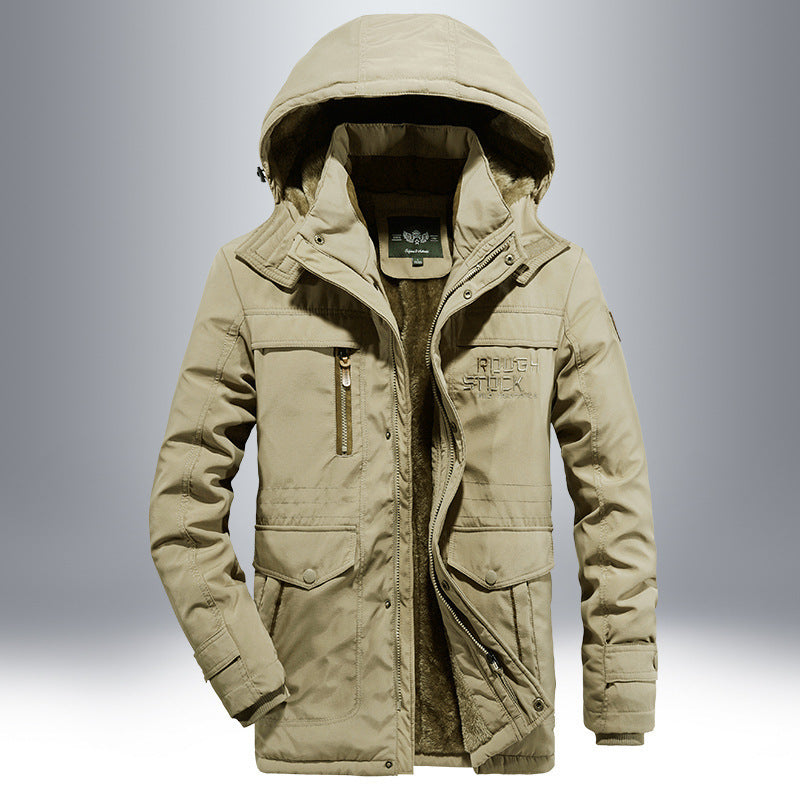 Men's Waterproof Outdoor Jacket with Fleece Lining Mune Fashion
