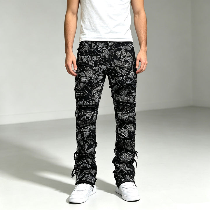 Men's Stylish Cargo Pants with Versatile Pattern Mune Fashion