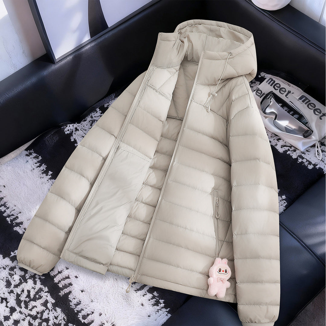 Women's Lightweight Quilted Jacket with Hood Mune Fashion