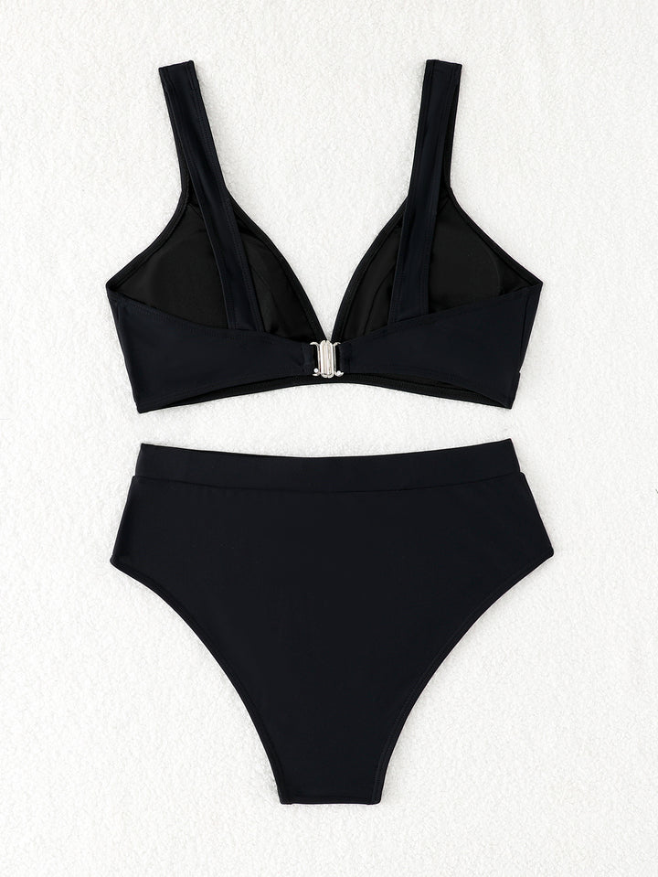 Women's High-Cut Bikini Set with Molded Top Mune Fashion