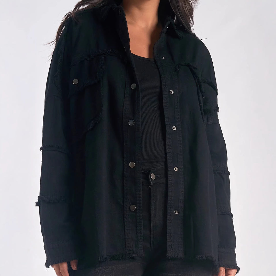 Women's Fashion Overshirt Jacket