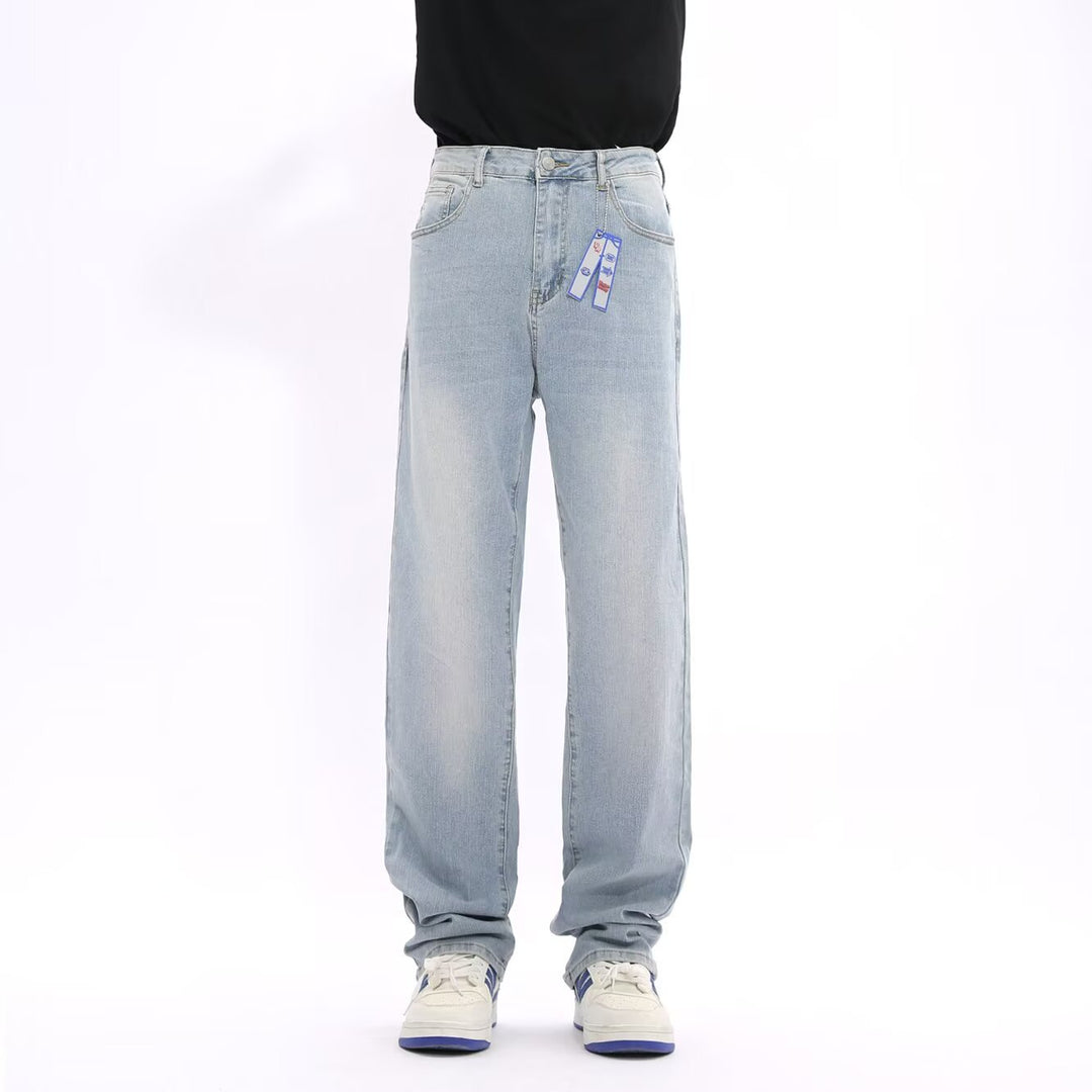 Men's Casual High-Waisted Jeans Mune Fashion
