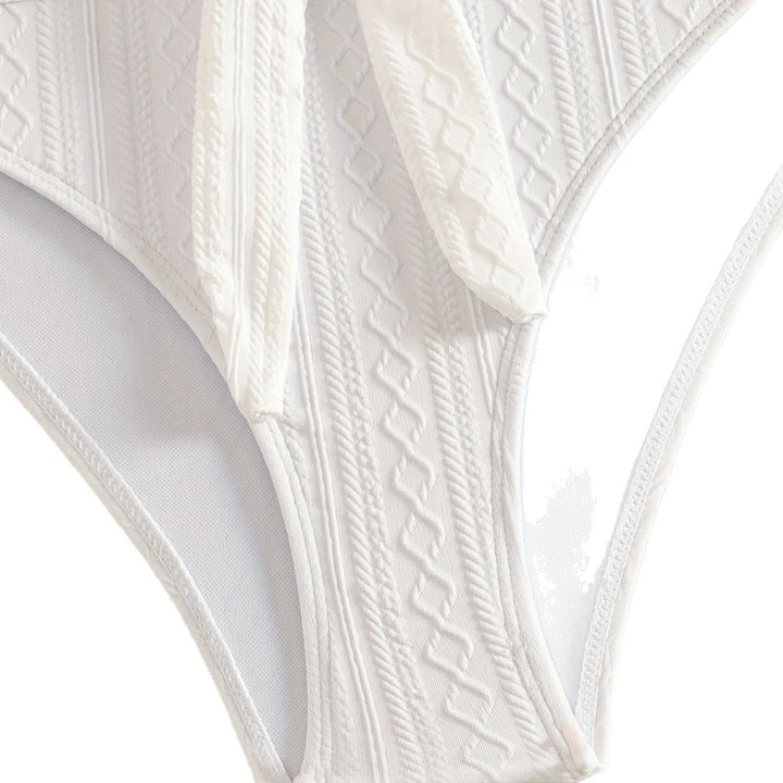 Ladies Two-Piece Bikinis with High-Cut Waist Mune Fashion