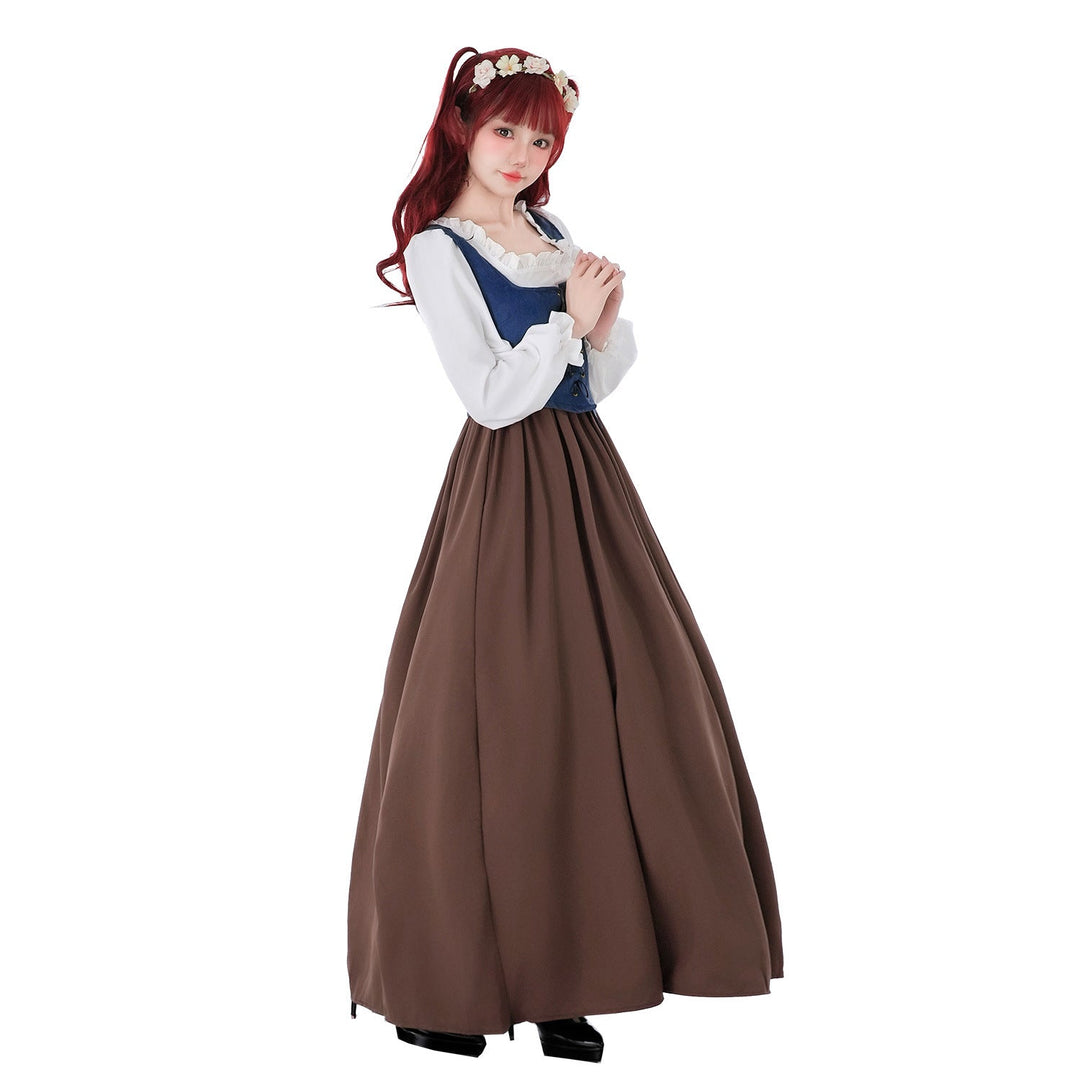 Women’s historical dirndl dress with stylish corset and flowing skirt Mune Fashion