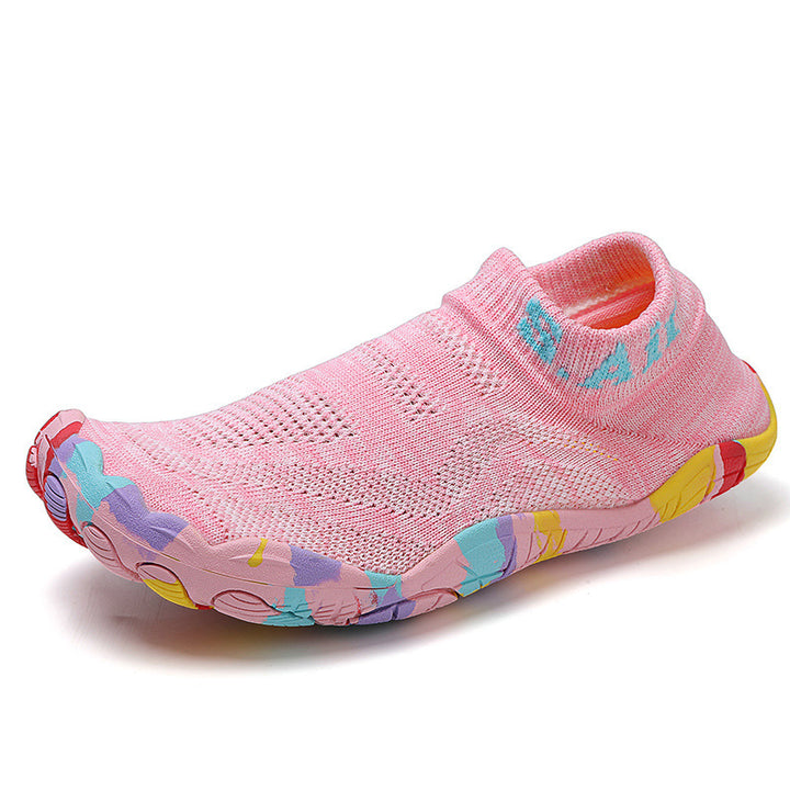 Unisex nan ultraflexible knitted sock shoe with anatomical multi-zone rubber sole and quick-drying construction Mune Fashion
