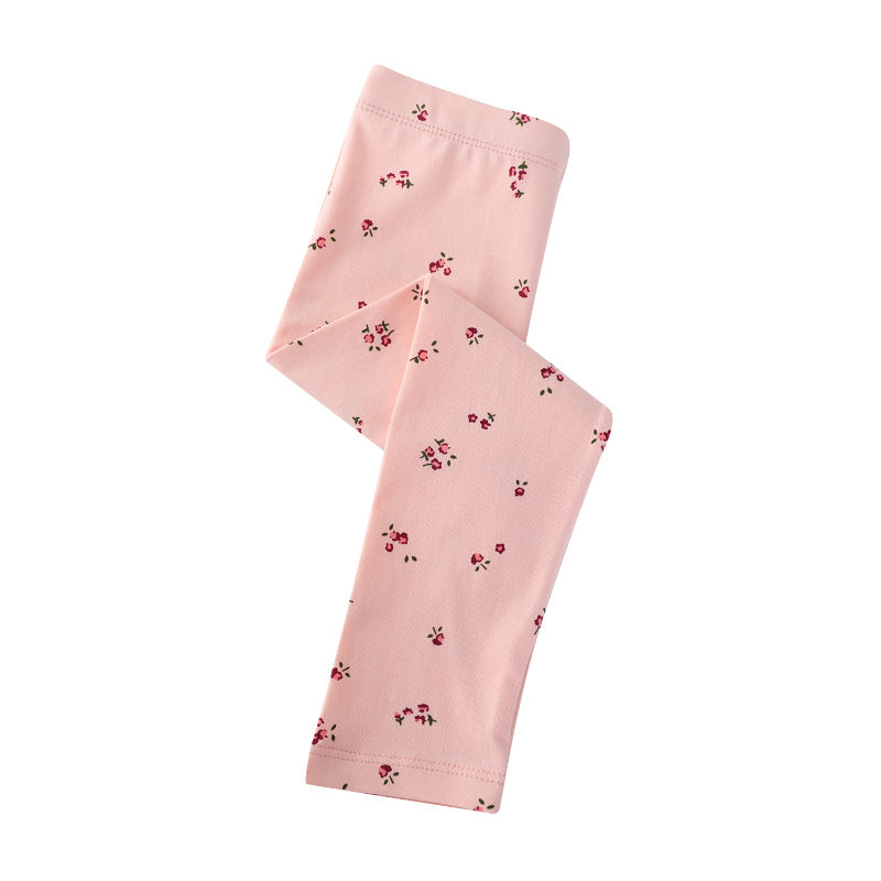 Girls leggings with delicate floral patterns Mune Fashion