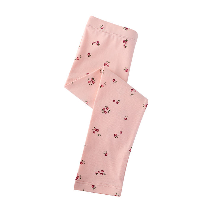Girls leggings with delicate floral patterns Mune Fashion