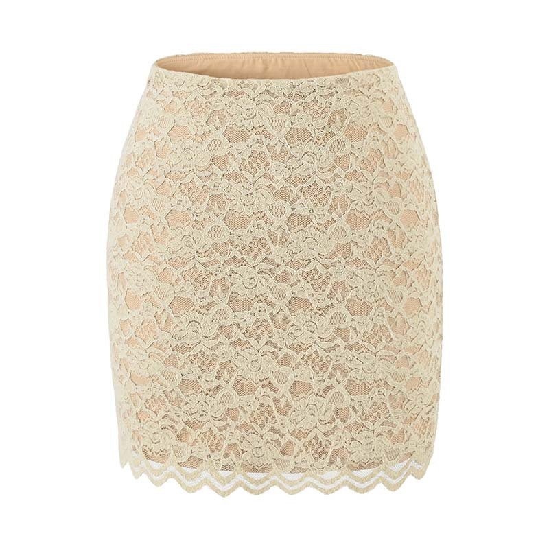 Women's Figure-hugging Lace Top with Wrap V-neck and Long Sleeves Mune Fashion