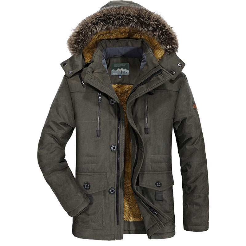 Men's winter jacket with fleece lining Mune Fashion