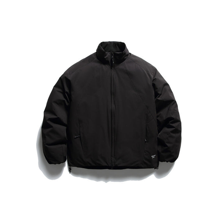 Men's insulation jacket in boxy cut with stand-up collar, raglan sleeves and two-way zip Mune Fashion
