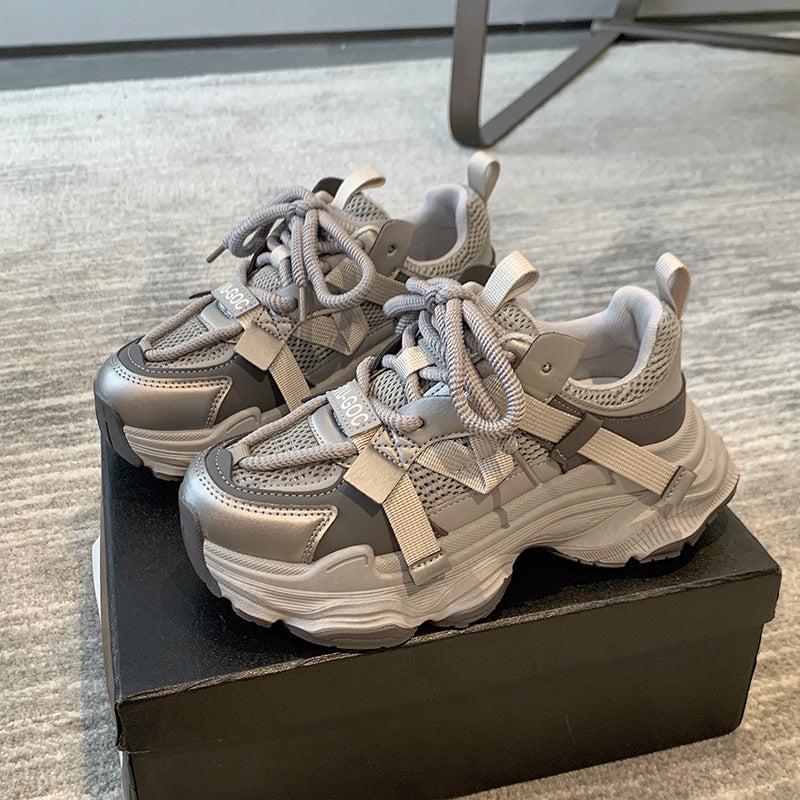 Women's Breathable Sneakers with Innovative Lacing System Mune Fashion