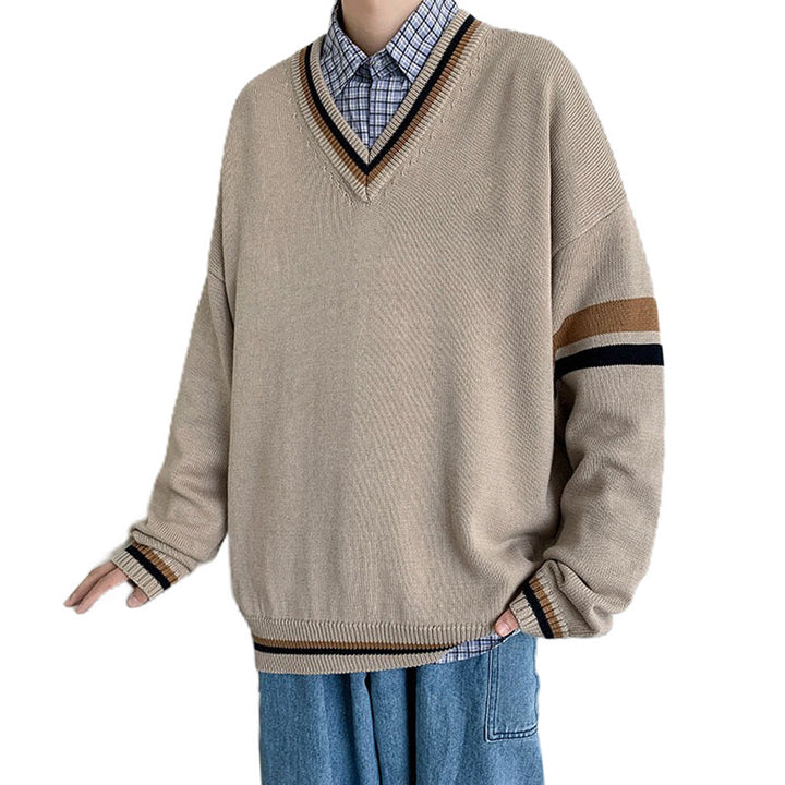 Ladies Elegant V-Neck Sweater Mune Fashion