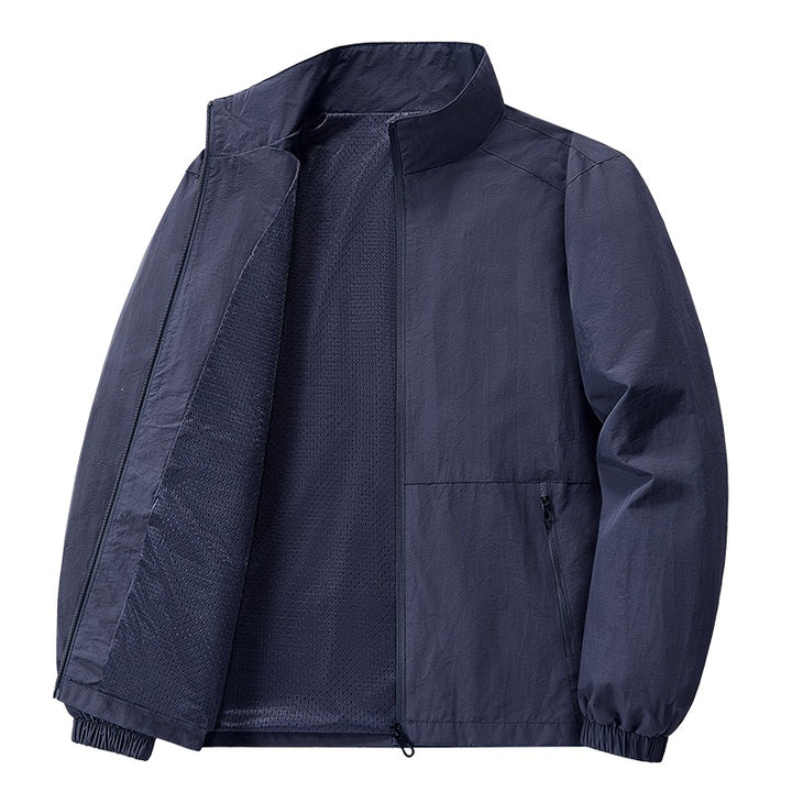 Men's Lightweight Casual Jacket with Narrow Collar Mune Fashion