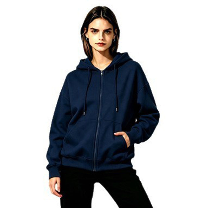 Ladies Soft Hooded Sweatshirt with Full Zip Mune Fashion