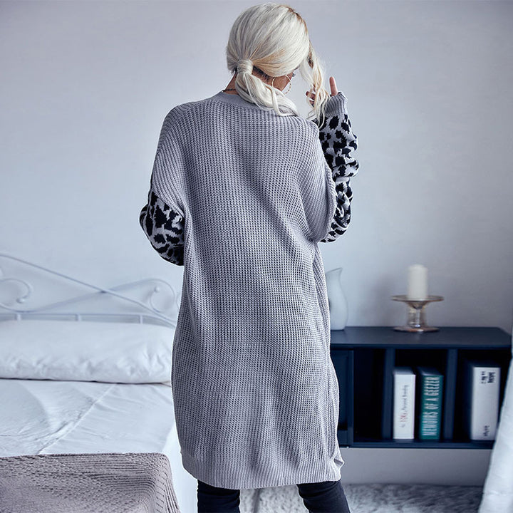 Women's Elegant Knit Cardigan with Loose Sleeves Mune Fashion