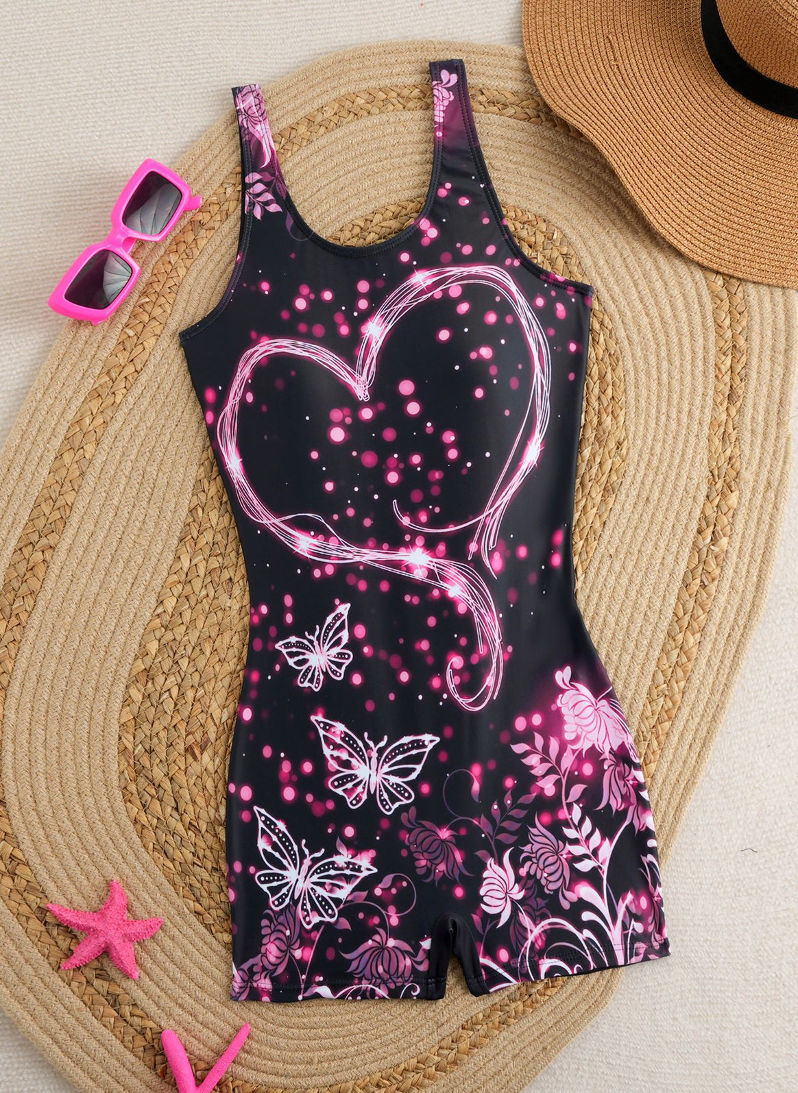 Ladies Athletic One-Piece Swimsuit Mune Fashion