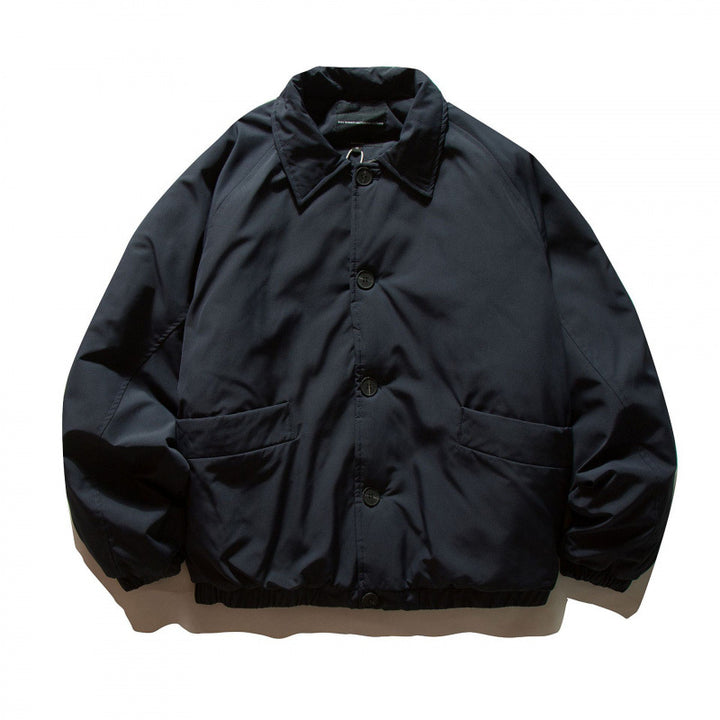 Unisex Boxy-Light Wind Jacket with Shirt Collar, Elastic Hem and Minimalist Shell Mune Fashion