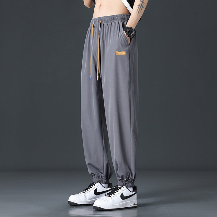 Men's Comfortable Sports Pants with Elastic Waistband