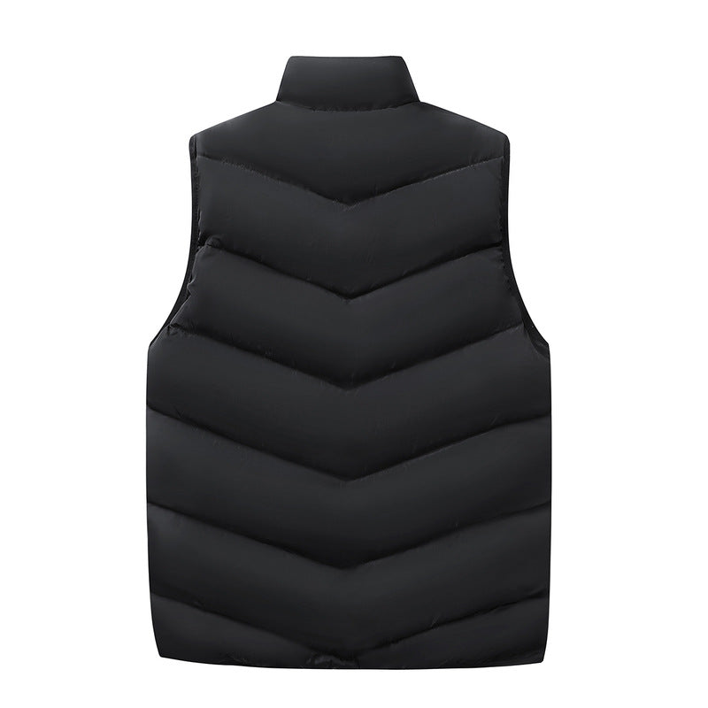 Men's ultra-warm padded vest with Sherpa lining, windproof outer shell and two zippered pockets Mune Fashion