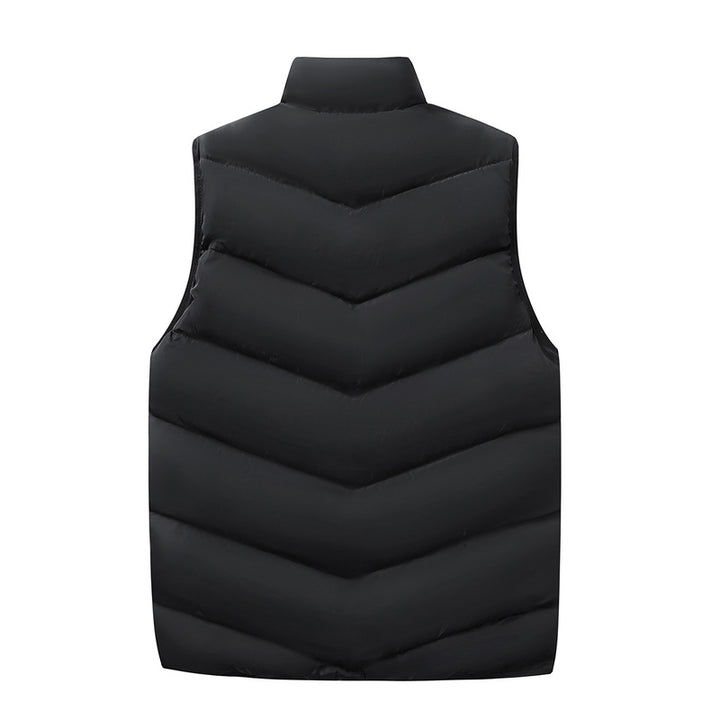 Men's ultra-warm padded vest with Sherpa lining, windproof outer shell and two zippered pockets Mune Fashion