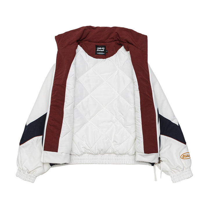Unisex Retro Track Jacket in Vintage Sports Style with Stand-up Collar and Logo Embroidery Mune Fashion