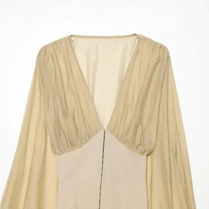 Women's Cape-Bolero with Corset Band and Voluminous Balloon Sleeves Drune