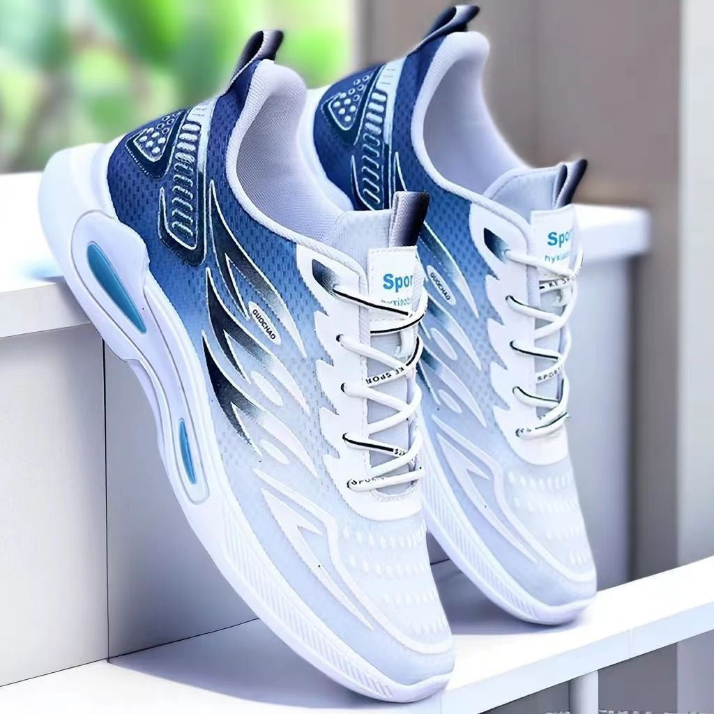 Men's Sporty Cushioning Sneakers with Breathable Mesh Mune Fashion
