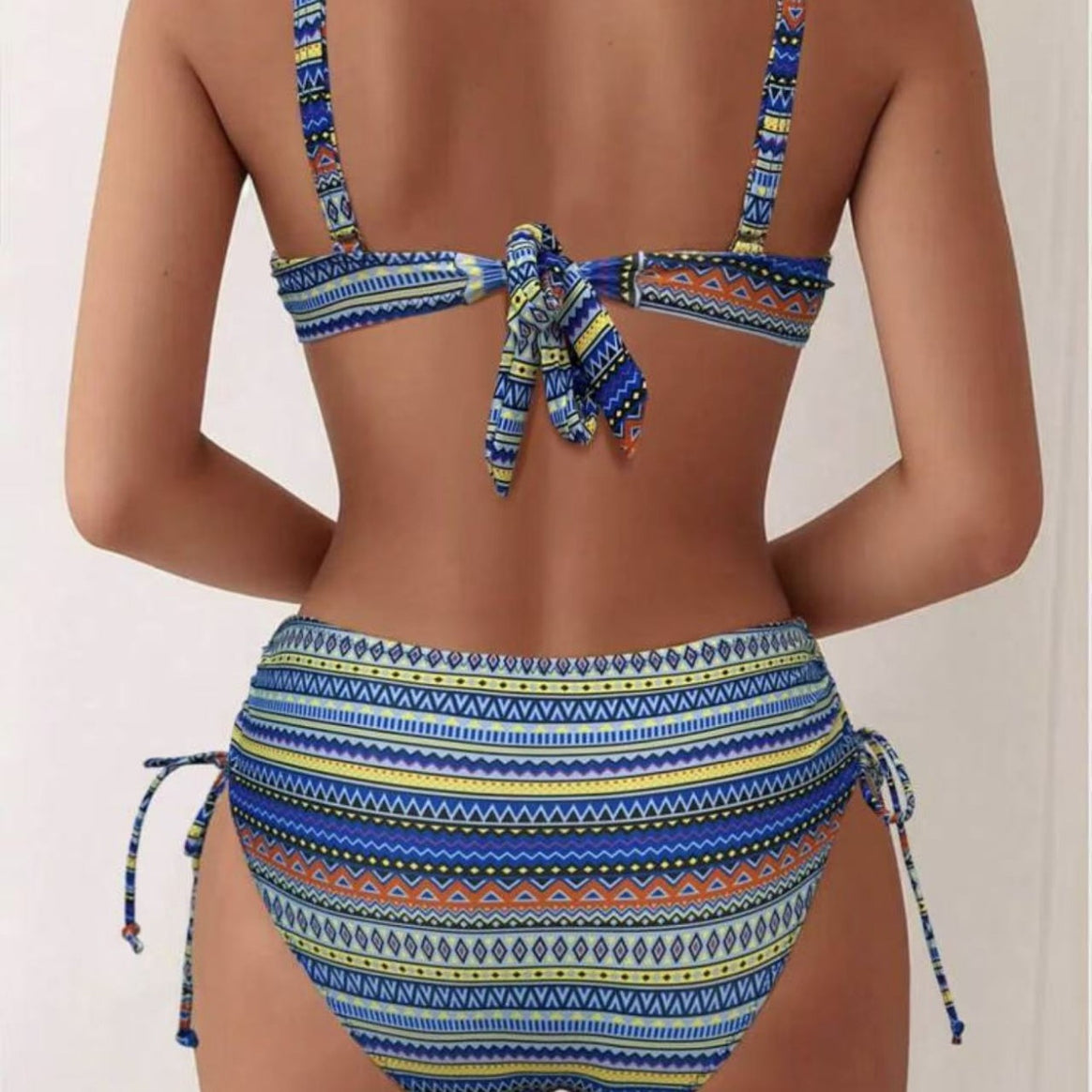Ladies bikini set with stylish wrap detail and adjustable waistband Mune Fashion