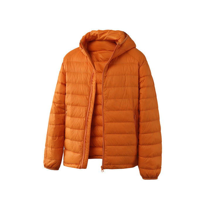 Unisex Ultralight Quilted Hooded Jacket with Thermal Insulation and Zipper Pockets Mune Fashion