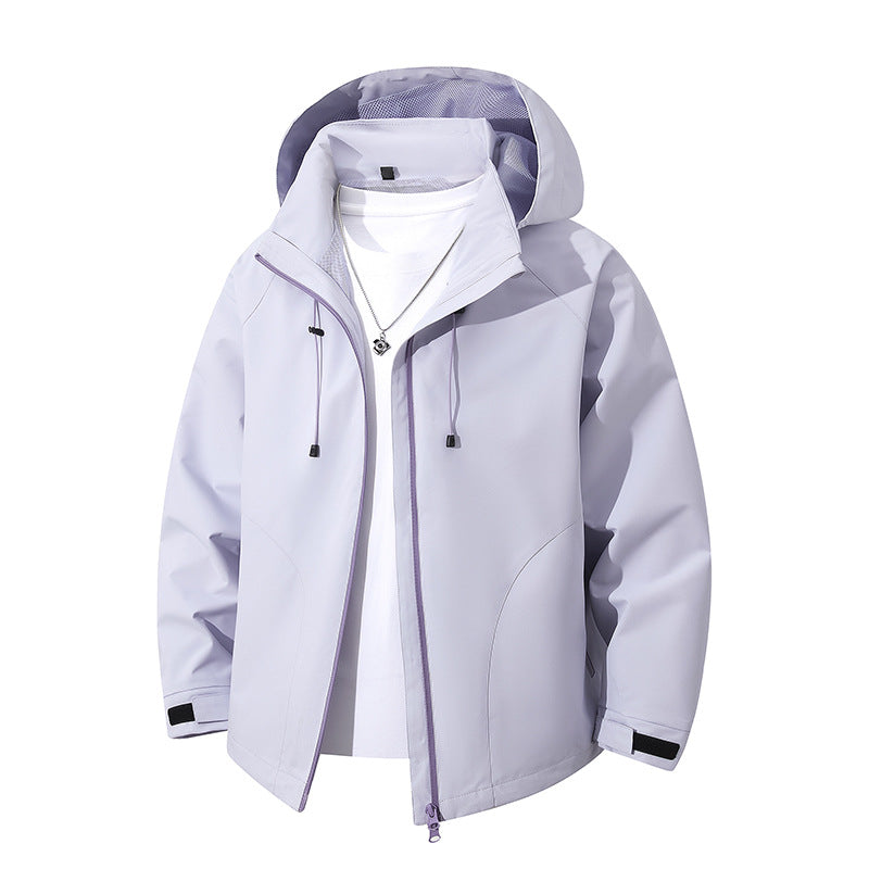 Women's light water-repellent hooded jacket in technical comfort cut Mune Fashion