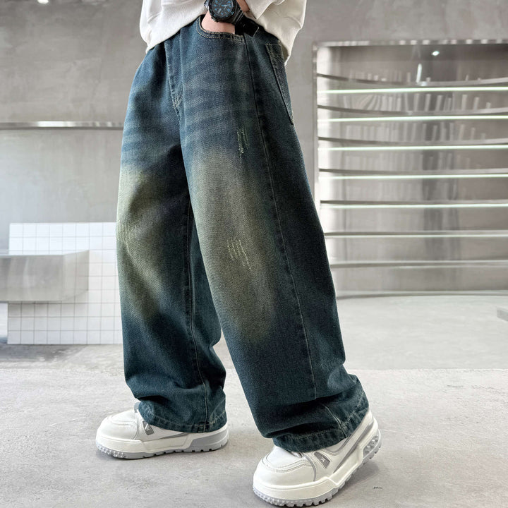 Unisex Wide Jeans with High Pockets Mune Fashion