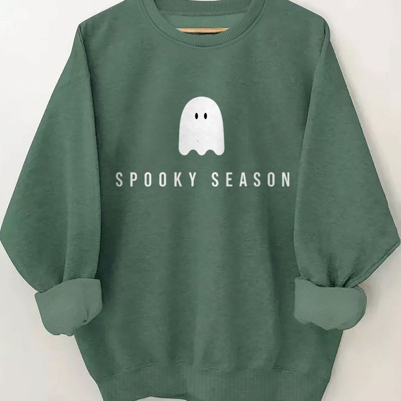 Unisex cool Halloween sweatshirt with ghost print and oversized cut Mune Fashion