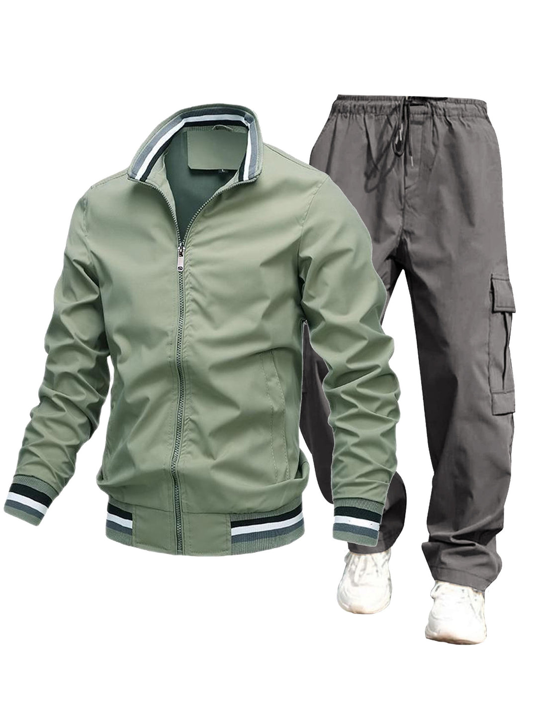 Men's Sports Jacket and Cargo Pants Mune Fashion