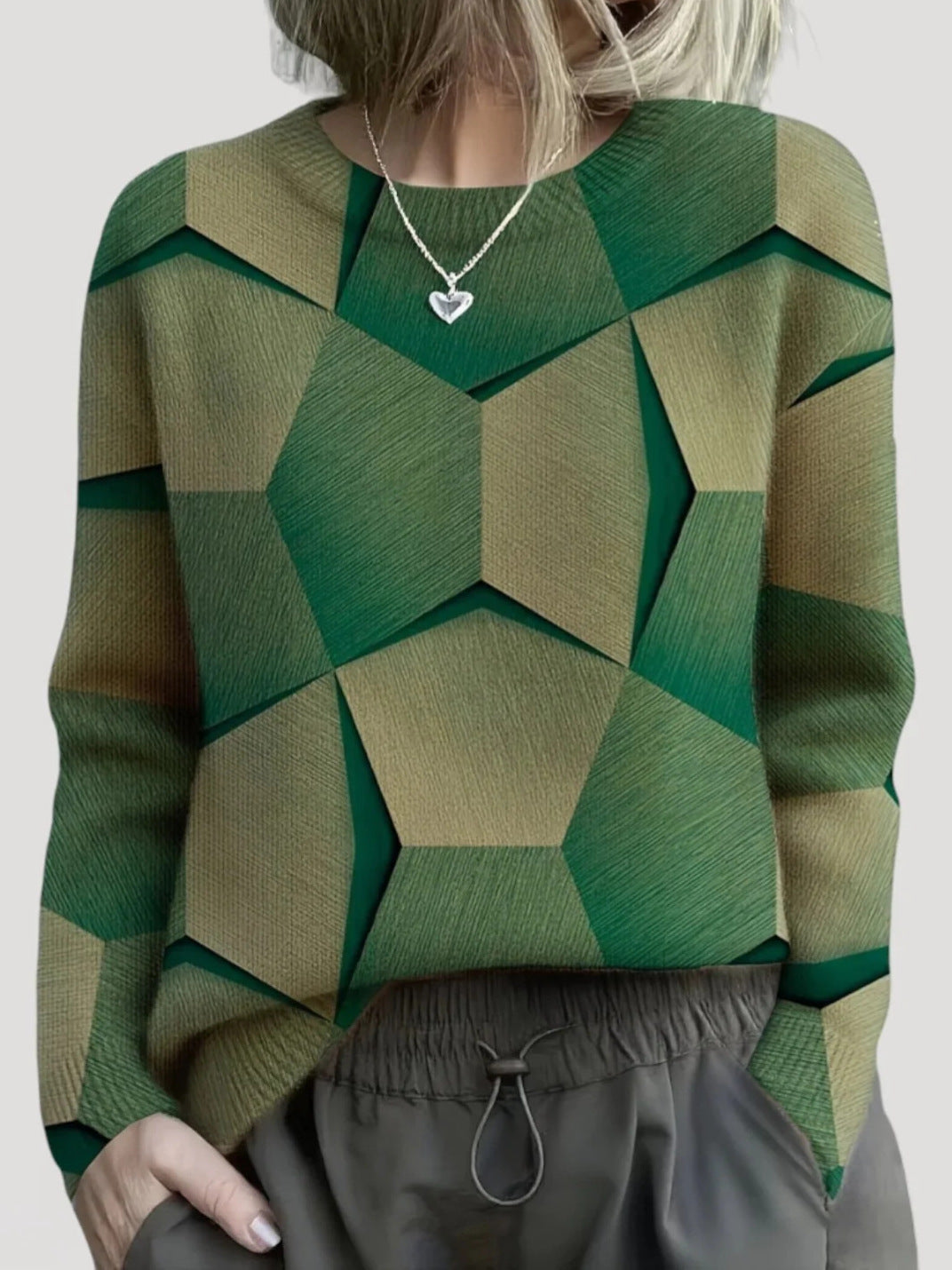 Ladies Patterned Sweater