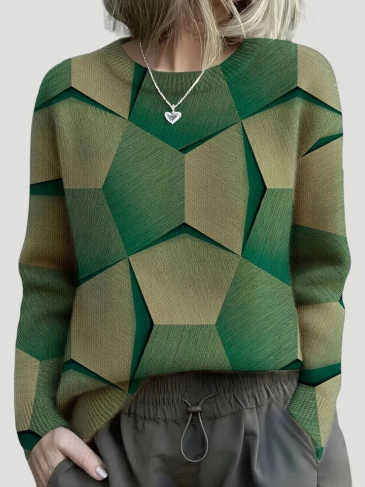 Ladies Patterned Sweater