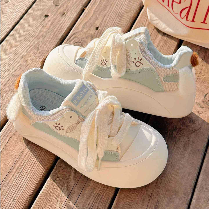 Women's sneakers with playful design and plush details Mune Fashion